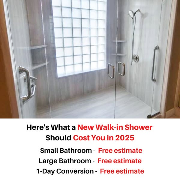 Here’s What a New Walk-in Shower Should Cost You